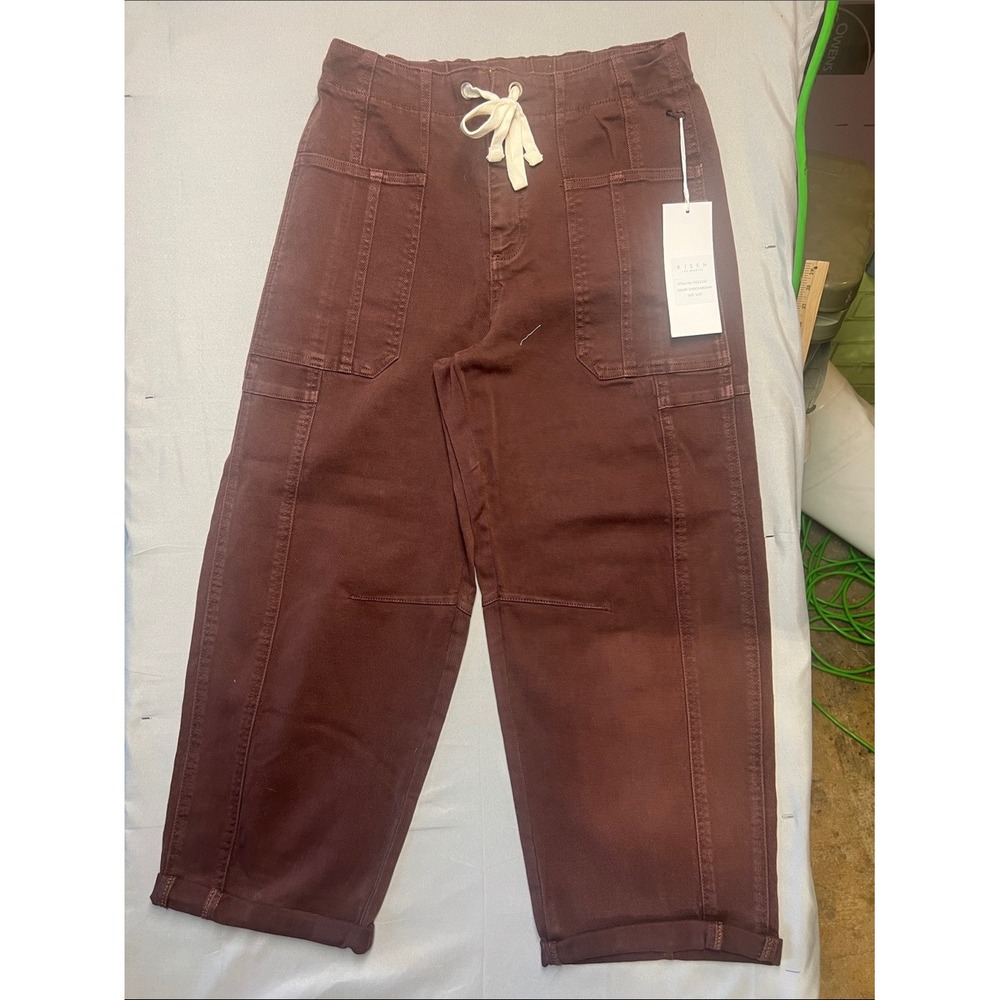Risen Los Angeles Choco Brown Utility Cargo Pants PG21142 Size 5/27 NWT